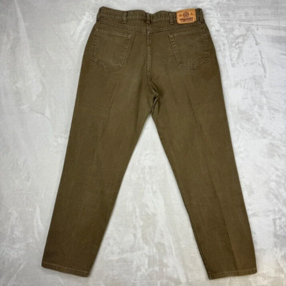 Vtg 90s USA Wrangler Jeans Relaxed‎ Fit Faded Jeans Size 36x30 Actual (32x30)